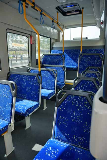 Punchbowl Bus Company POD Hino Poncho HX MO6799 interior